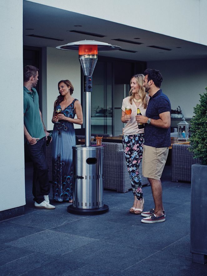 Hőkandeláber kölcsönzés – elegáns megjelenésű kültéri hősugárzó